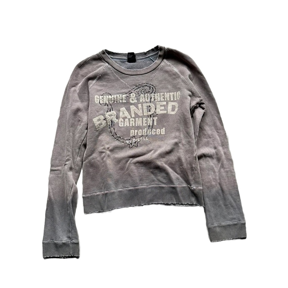 diesel distressed crewneck